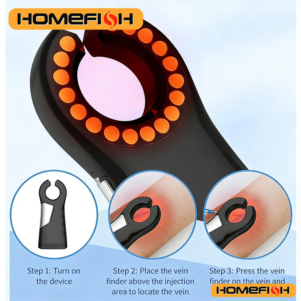 LED Infrared Vein Scanner – Handheld Blood Vessel Locator USB