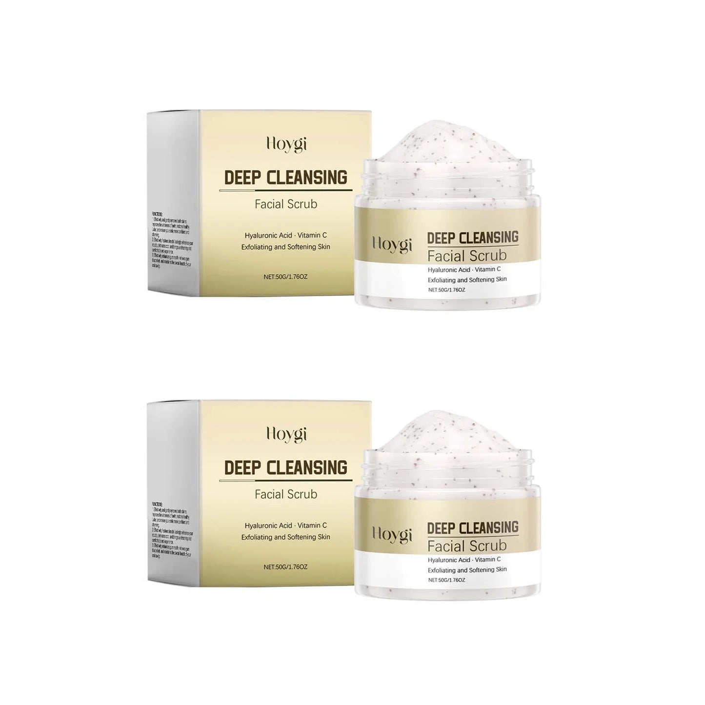 Hoygi Deep Cleansing Facial Scrub – Pore Refining & Hydrating