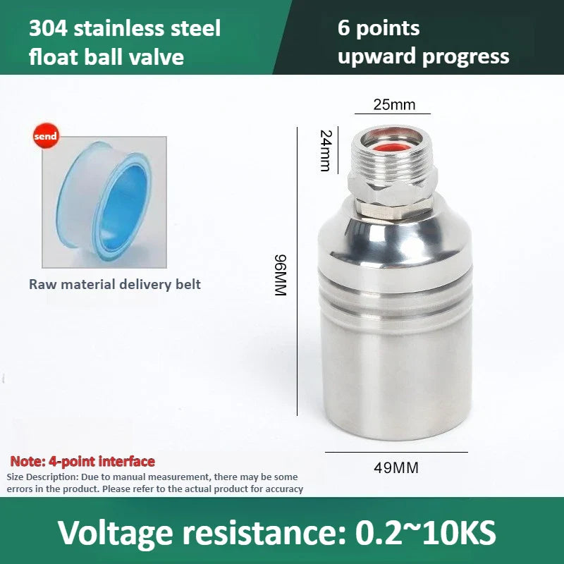 304 Stainless Steel Float Ball Valve – Auto Water Level Control