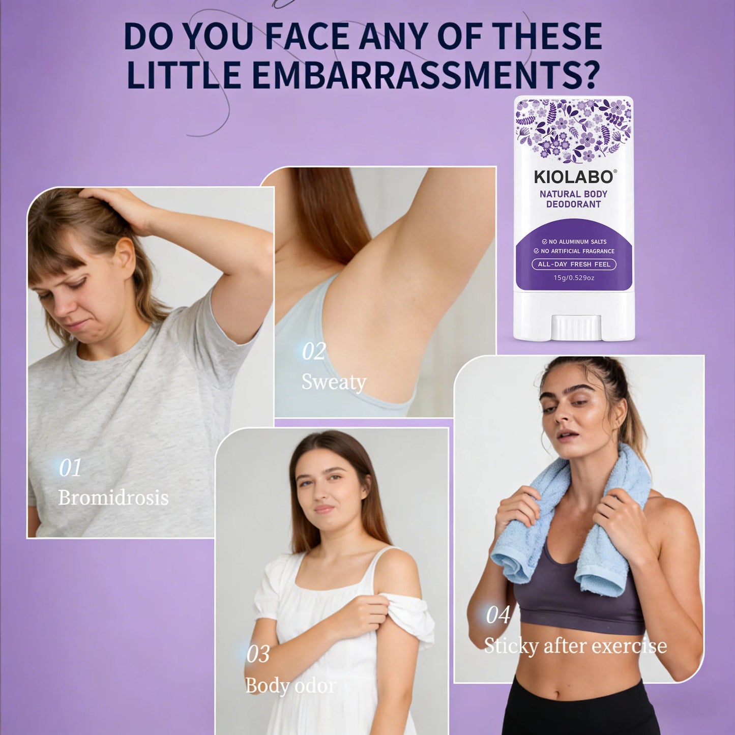 48-Hour Aluminum-Free Deodorant Cream | Moisturizing Twist Stick