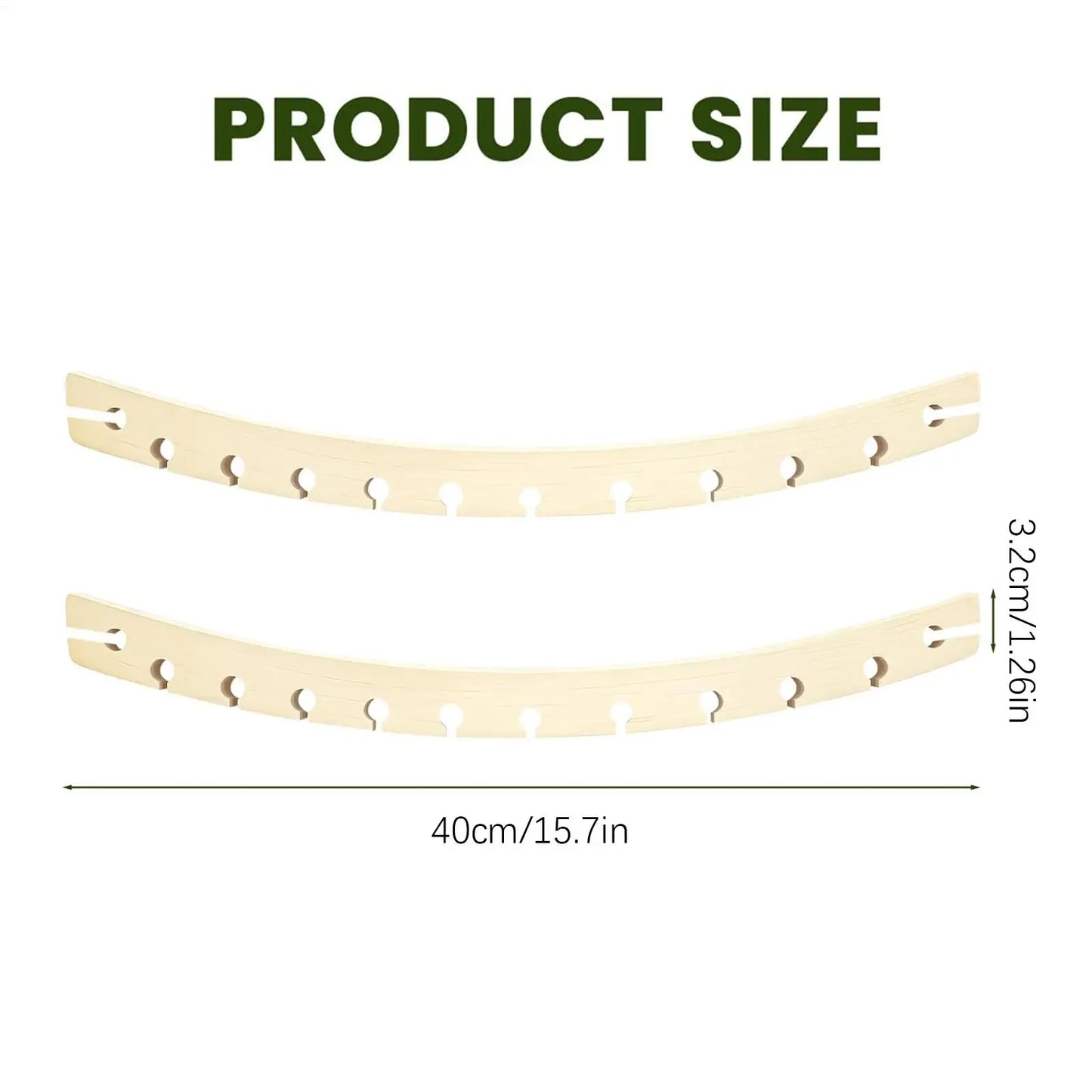 Wooden Hammock Spreader Bars – Detachable 2-Pack (40 & 50cm)