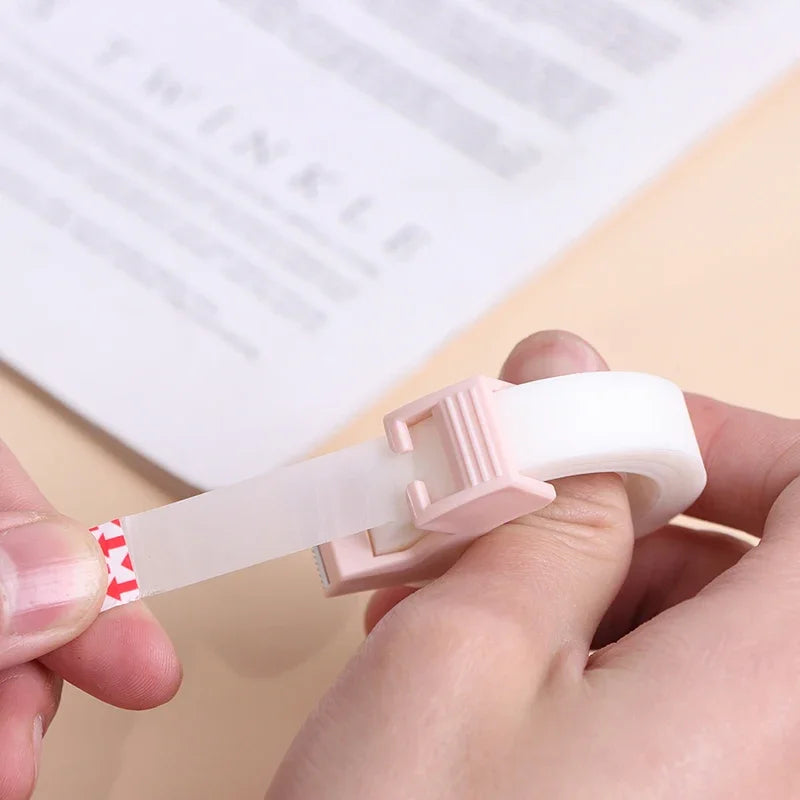 Writable Invisible Correction Tape 50x12mm + Cutting Tool Correction Tape Peaceful Pleasures Health and Wellness