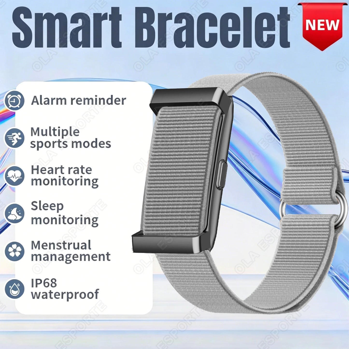 Ola Esporte No-Screen Fitness Band | 1ATM Waterproof Smartwatch