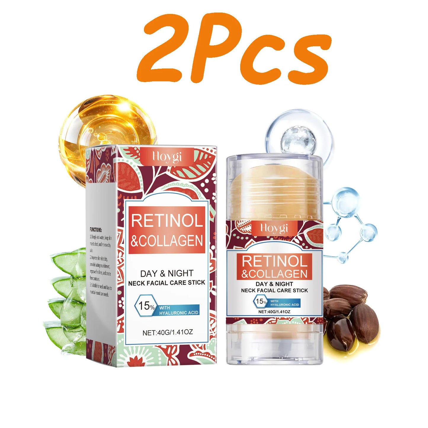 Retinol & Collagen Neck Firming Cream Stick – Anti-Wrinkle