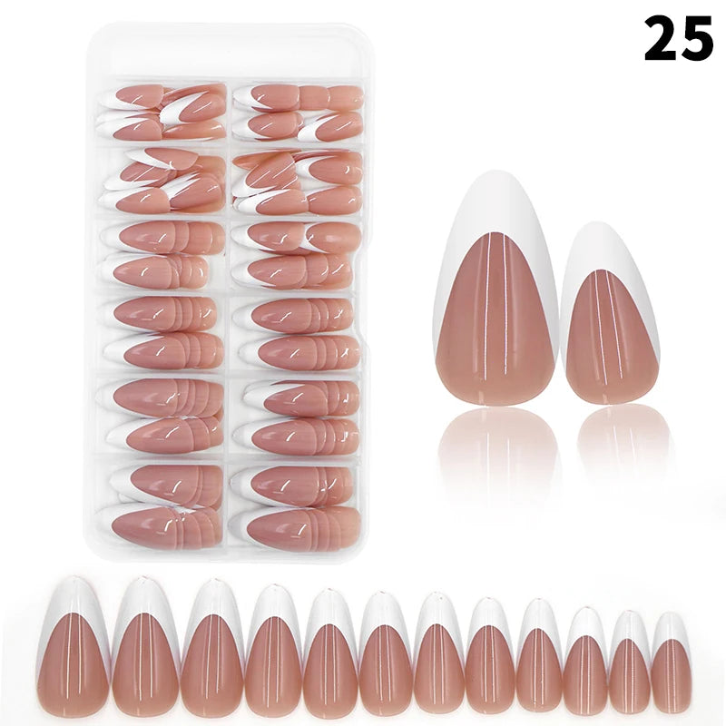 120pcs/box Nude Pink Matte French Press On Nails 12sizes Extra Long Square Full Cover Soft Gel False Nail Tips Nail Extension Peaceful Pleasures Health and Wellness ZSBFSXR2