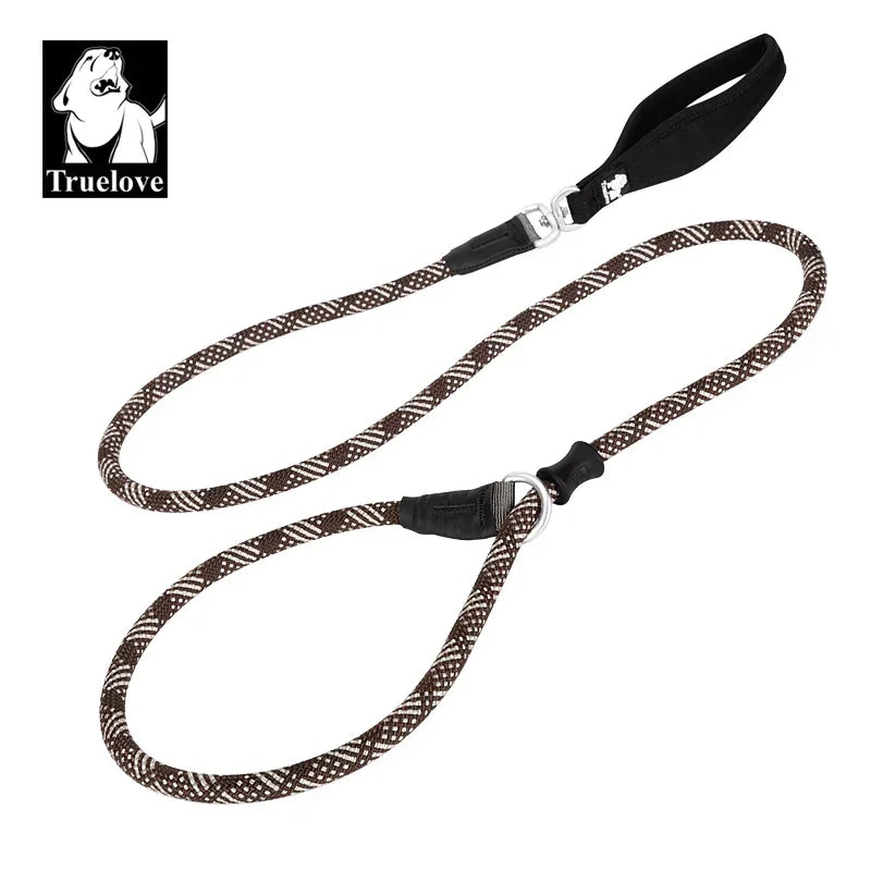 Truelove Slip Lead Training Leash for Dogs – TLL2575 Peaceful Pleasures Health and Wellness Brown L China Mainland