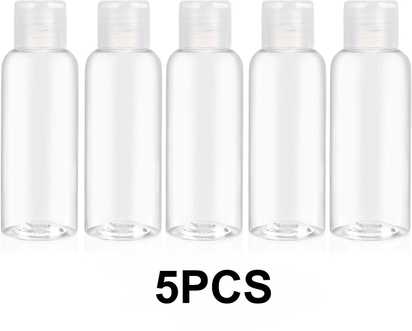 Clear Squeezable Travel Bottles - TSA Approved & Leak-Proof Toiletry Containers for Liquids Peaceful Pleasures Health and Wellness