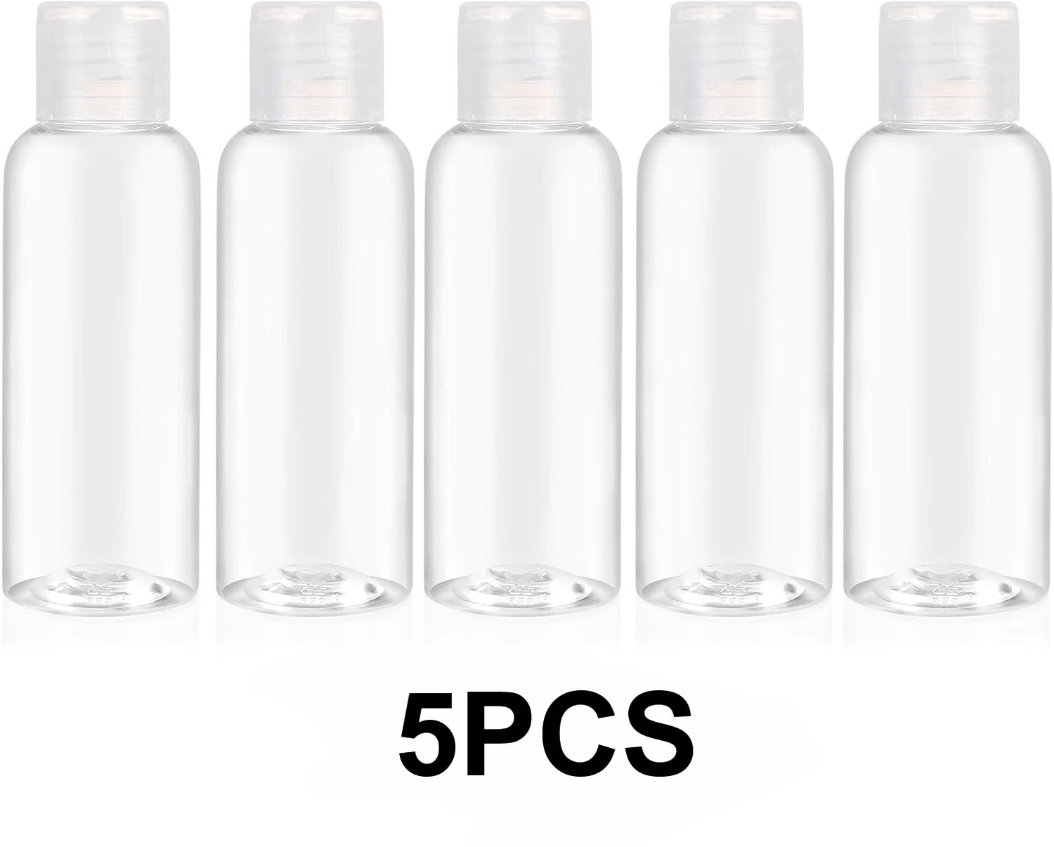Clear Squeezable Travel Bottles - TSA Approved & Leak-Proof Toiletry Containers for Liquids Peaceful Pleasures Health and Wellness