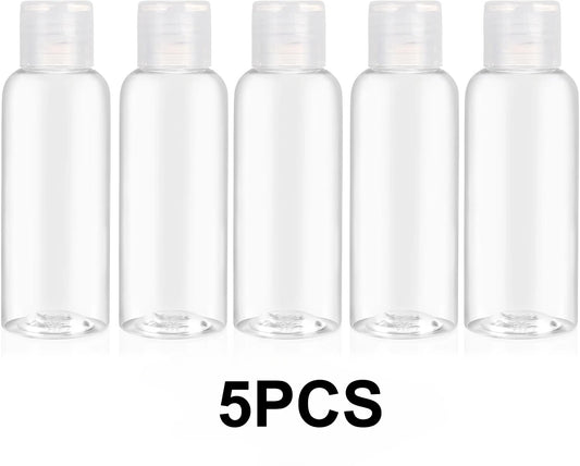 Clear Squeezable Travel Bottles - TSA Approved & Leak-Proof Toiletry Containers for Liquids Peaceful Pleasures Health and Wellness