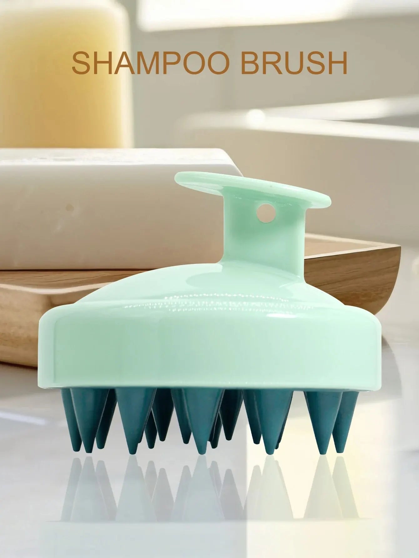 Silicone Scalp Massager Shampoo Brush – Spa Hair & Body