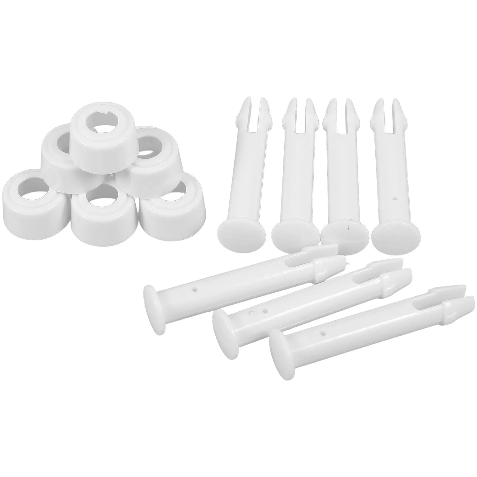 12Pcs Pool Skimmer Net Locking Pin Replacement Bolt for Swimming Pool Cleaning Tools Brush Leaf Rake Vacuum Head Handles Peaceful Pleasures Health and Wellness