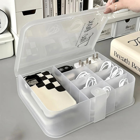 Practical Creative Underwear Socks Storage Boxes Travel Portable Boxes Desktop Small Parts Storage Charging Cable Storage Tools Peaceful Pleasures Health and Wellness