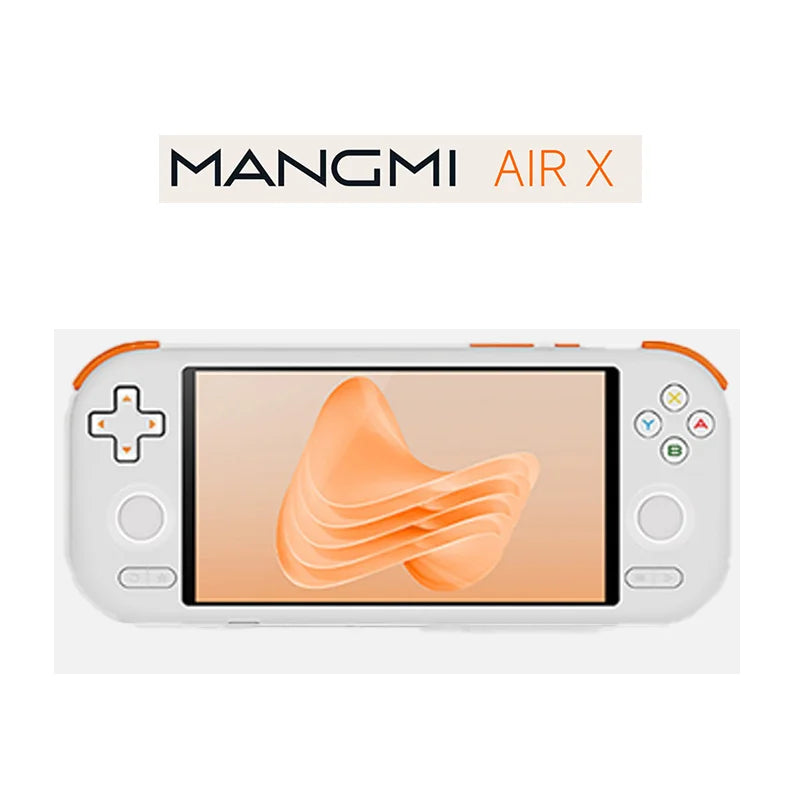 MangMi Air X Game Console 5.5-inch Android System 1080P IPS Touchscreen 5000mAh Battery Hall Effect Joystick Trigger Buttons P Peaceful Pleasures Health and Wellness MangMi Air X-White