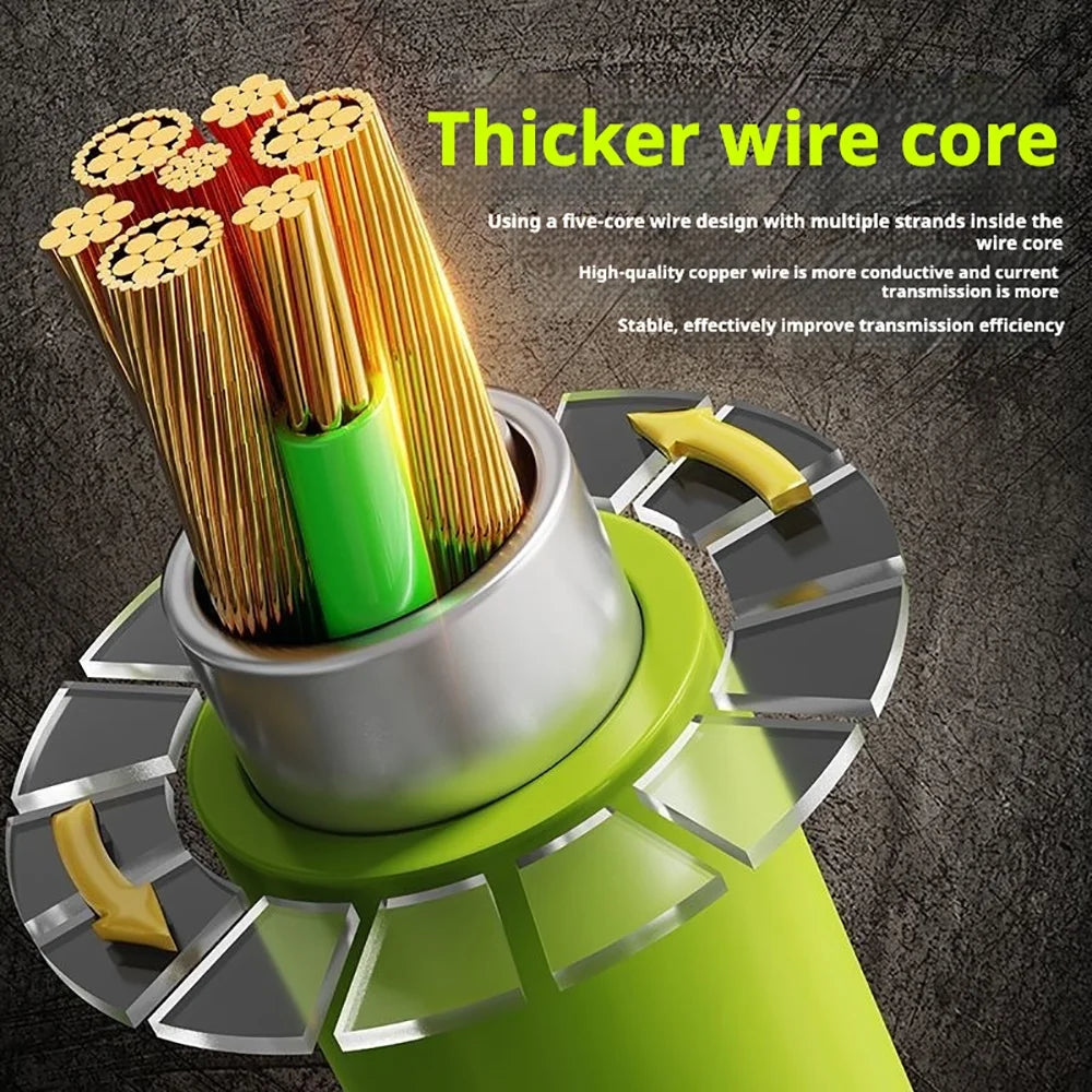 240W USB-C Fast Charging Cable | LED Display & E-Marker Peaceful Pleasures Health and Wellness