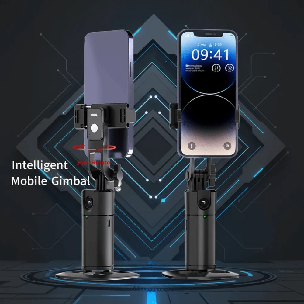 Auto Face Tracking Auto Tracking Gimbal 360° Rotating Stabilizer Function Smartphone Gimbal Stabilizer Intelligent Automatic Peaceful Pleasures Health and Wellness