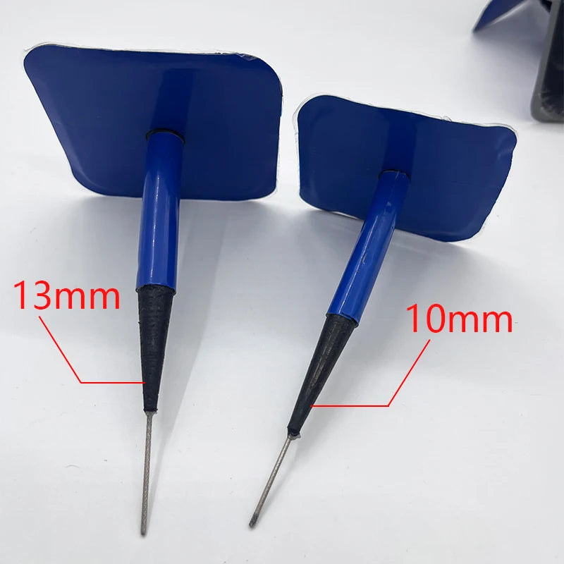 Mushroom Nail Tire Repair Kit – 10mm & 13mm Plugs + Glue