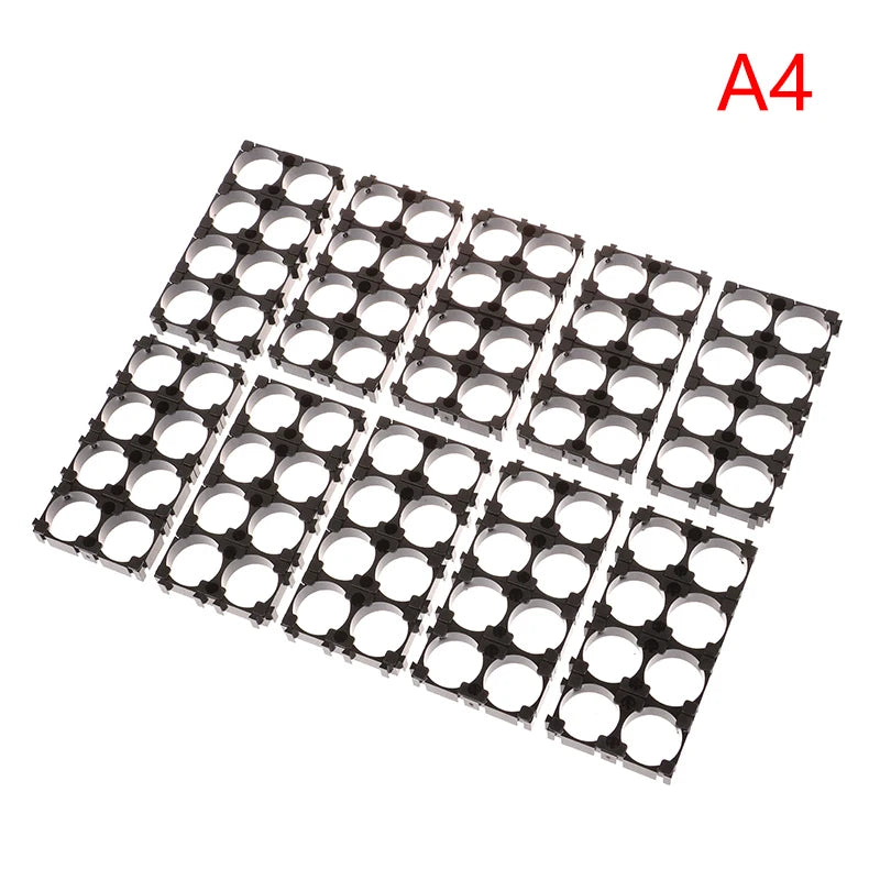 10Pcs 18650 Battery Holder Anti Vibration Holder Bracket Li-ion Cell Holder Cylindrical Plastic Case Battery Holder Peaceful Pleasures Health and Wellness 2X4