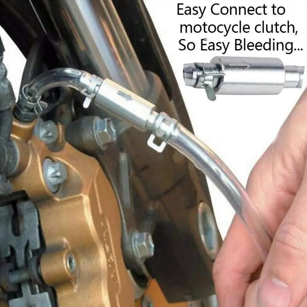 Brake & Clutch Bleeder Hose One-Way Valve Kit | Car Tool
