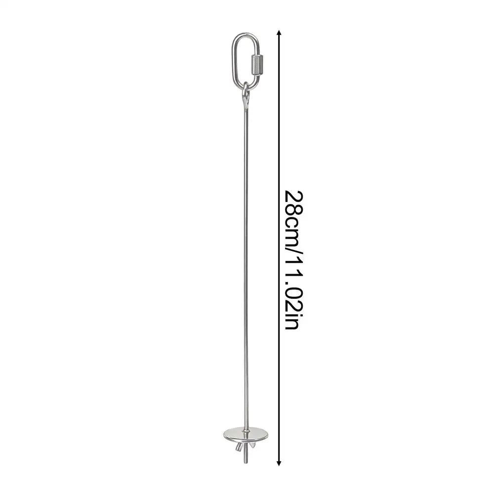 Stainless Steel Bird Fruit Skewer | Parrot Cage Feeder Toy