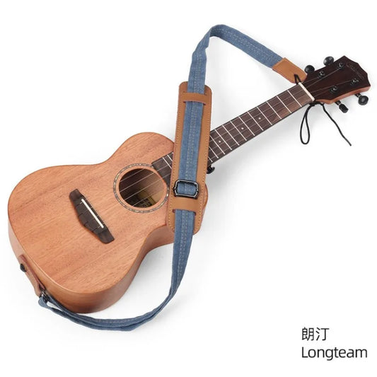 Personalized Denim Ukulelestrap Widened Decompression Ukulele Peaceful Pleasures Health and Wellness