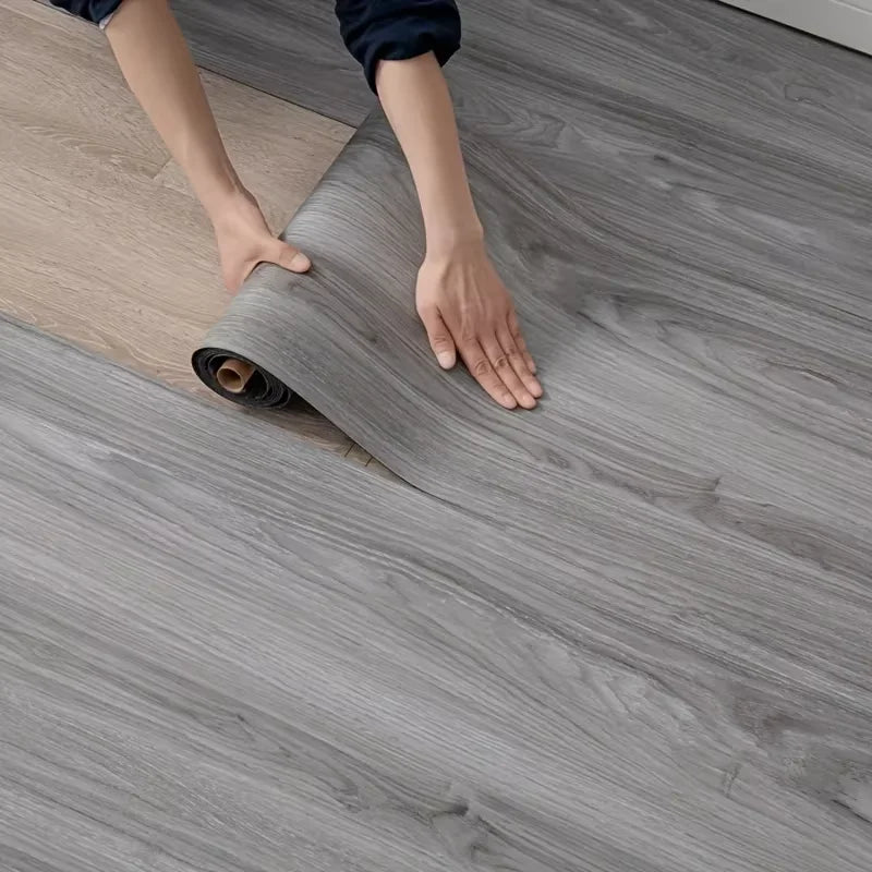 Wood Grain Self-Adhesive Wall Sticker – 40cm Waterproof PVC Roll