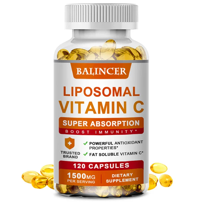 Vitamin C 1500mg + Zinc 20mg | 120 Capsules | Non-GMO