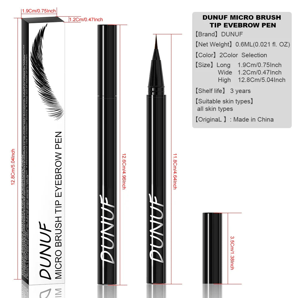 DUNUF Liquid Eyebrow Pencil – Waterproof & Long-Lasting