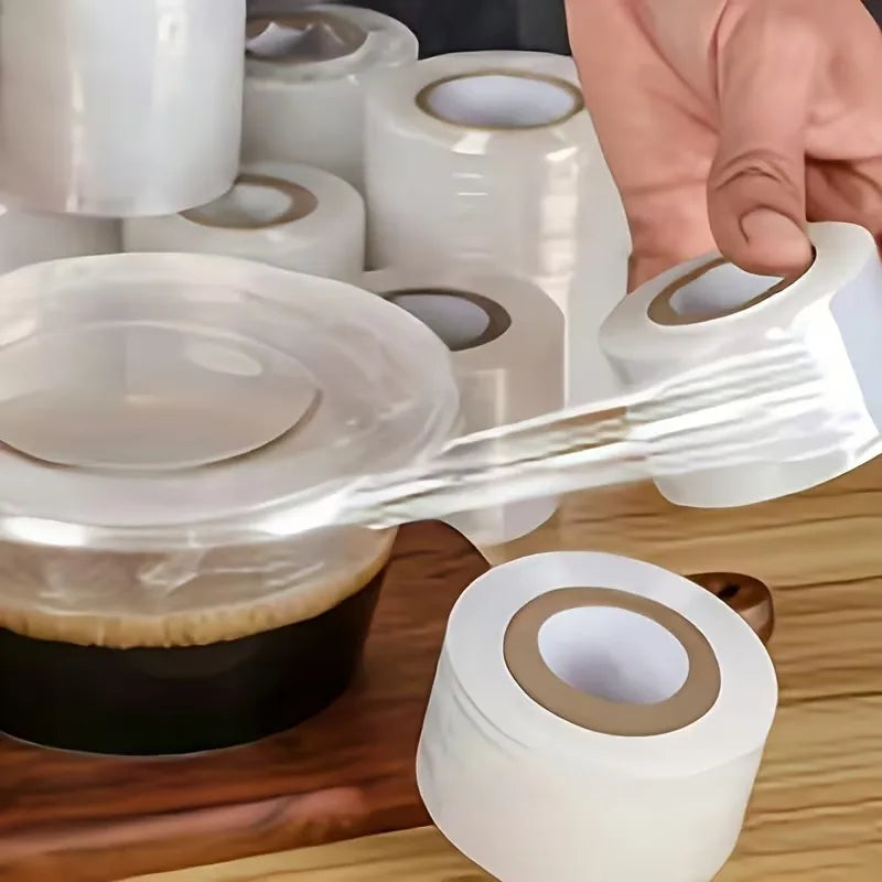 Elastic PVC Bottle Sealing Film – No-Heat Stretch Wrap for Jars