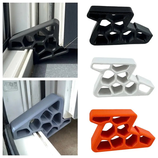 Door Window Stopper Door Wedge Protector Scratch Resistant Window Stopper Block for Bedroom Balcony Non-Slip Peaceful Pleasures Health and Wellness