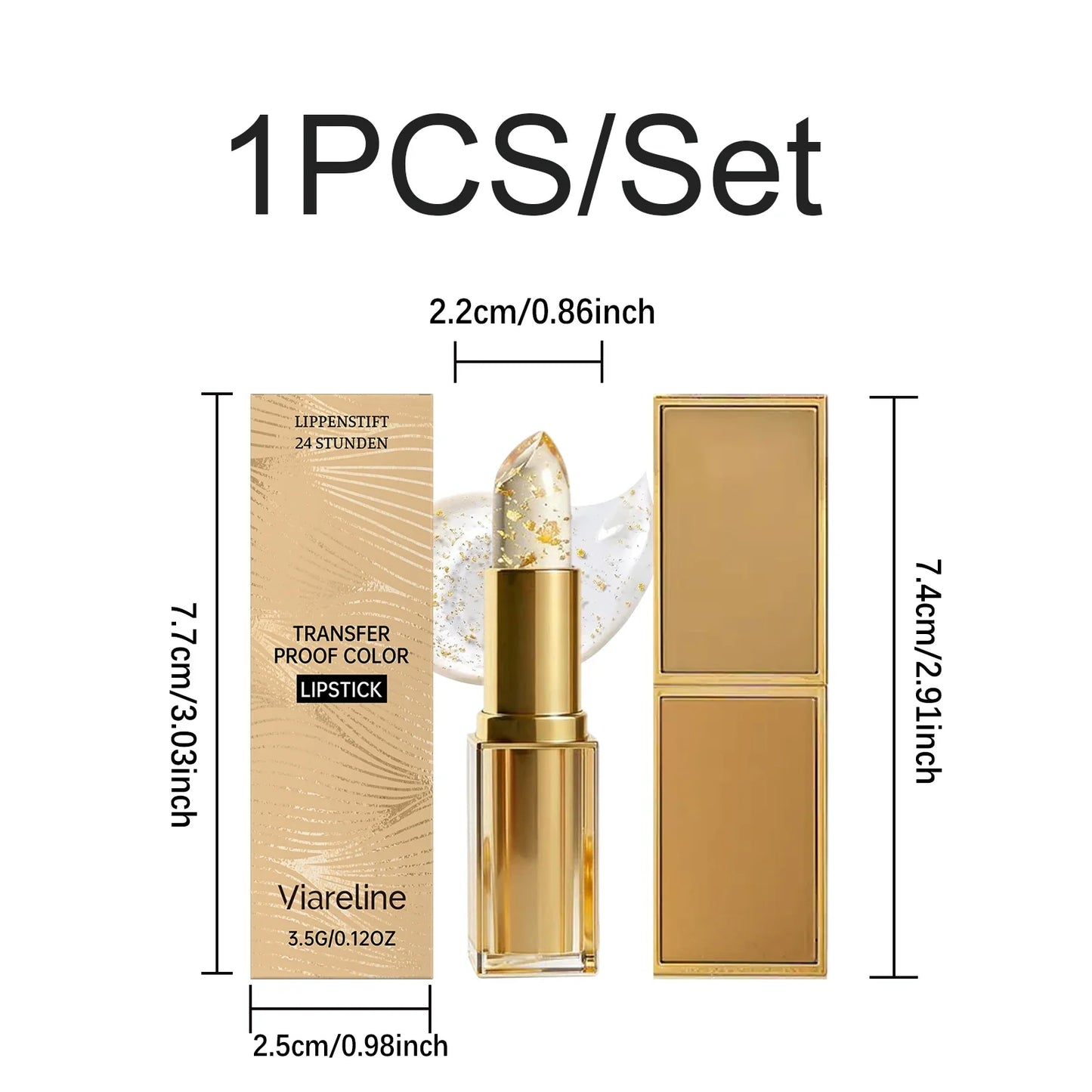 Gold Leaf Color-Changing Lip Balm | Hydrating Natural Tint