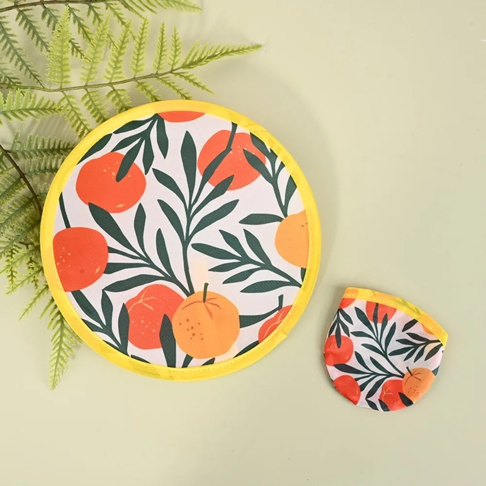 Japanese Style Portable Folding Round Fan – Colorful Mini Handheld