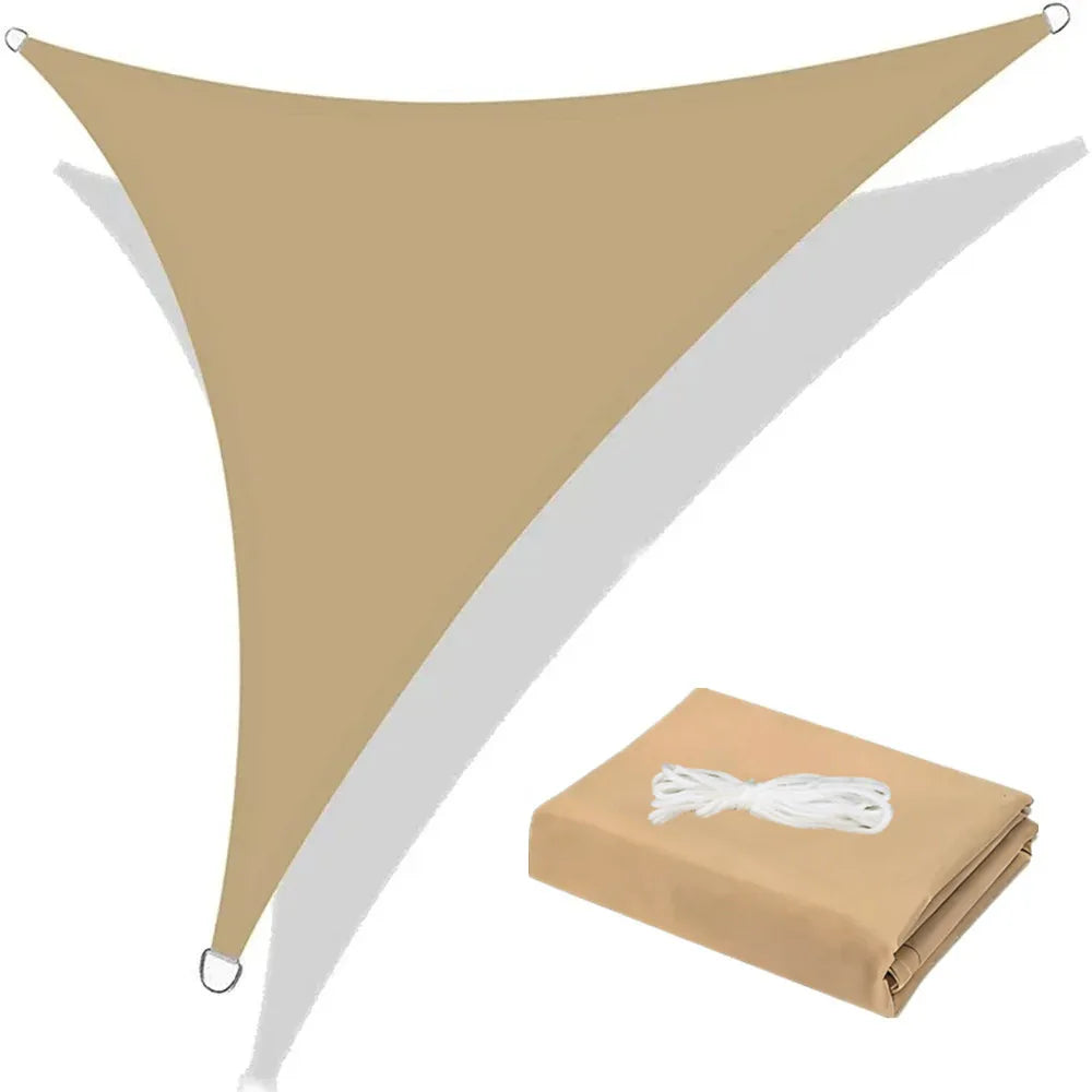 Triangle Sun Shade Sail | 98% UV Block Waterproof Canopy