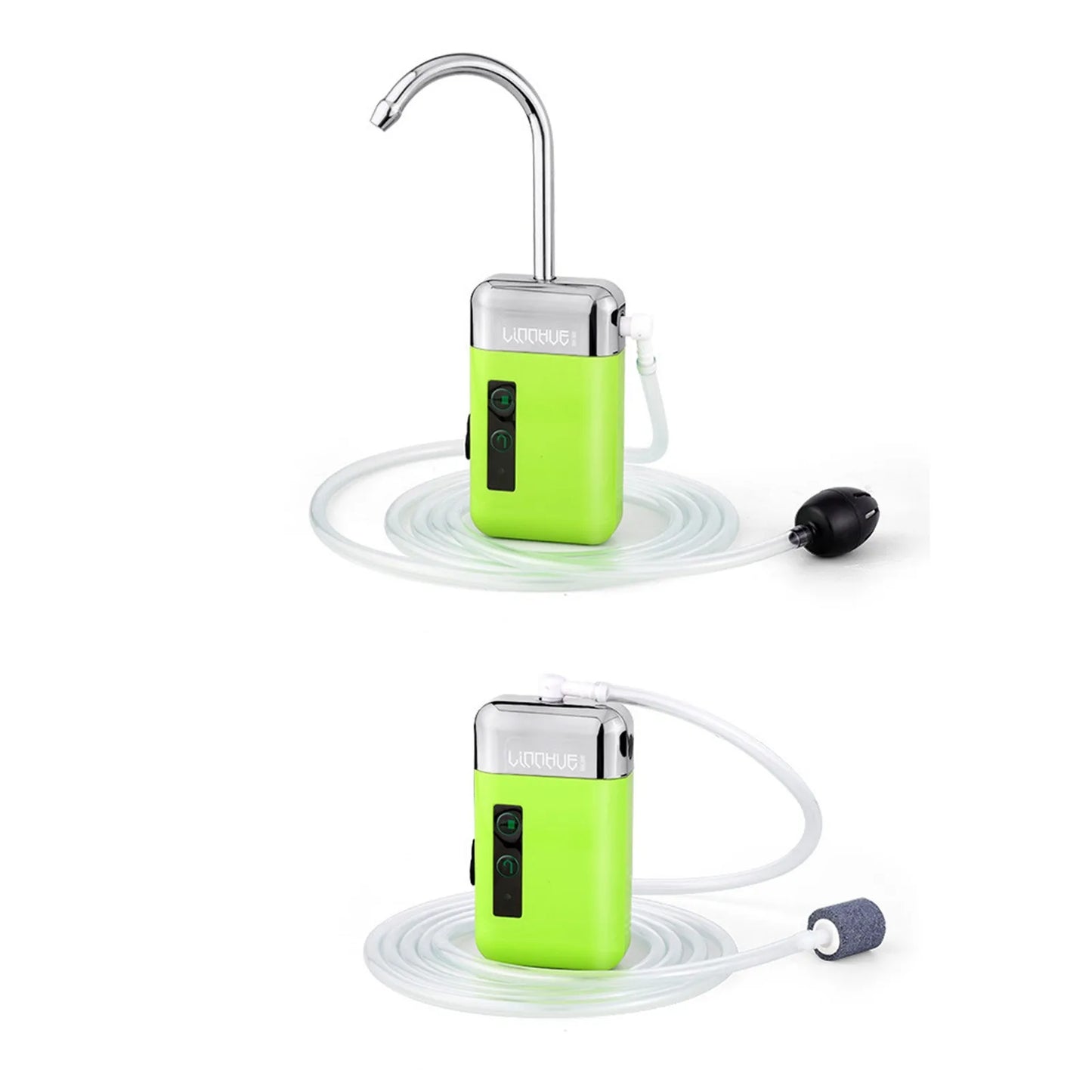 3-in-1 Portable Fishing Oxygen Pump with LED Light