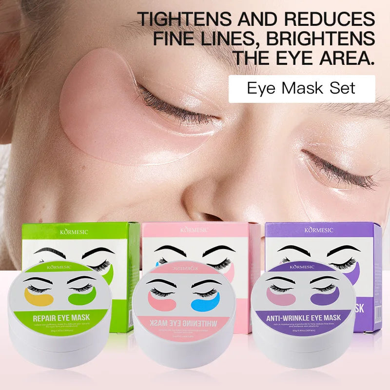 60pc Crystal Collagen Eye Masks – Dark Circles & Anti-Aging