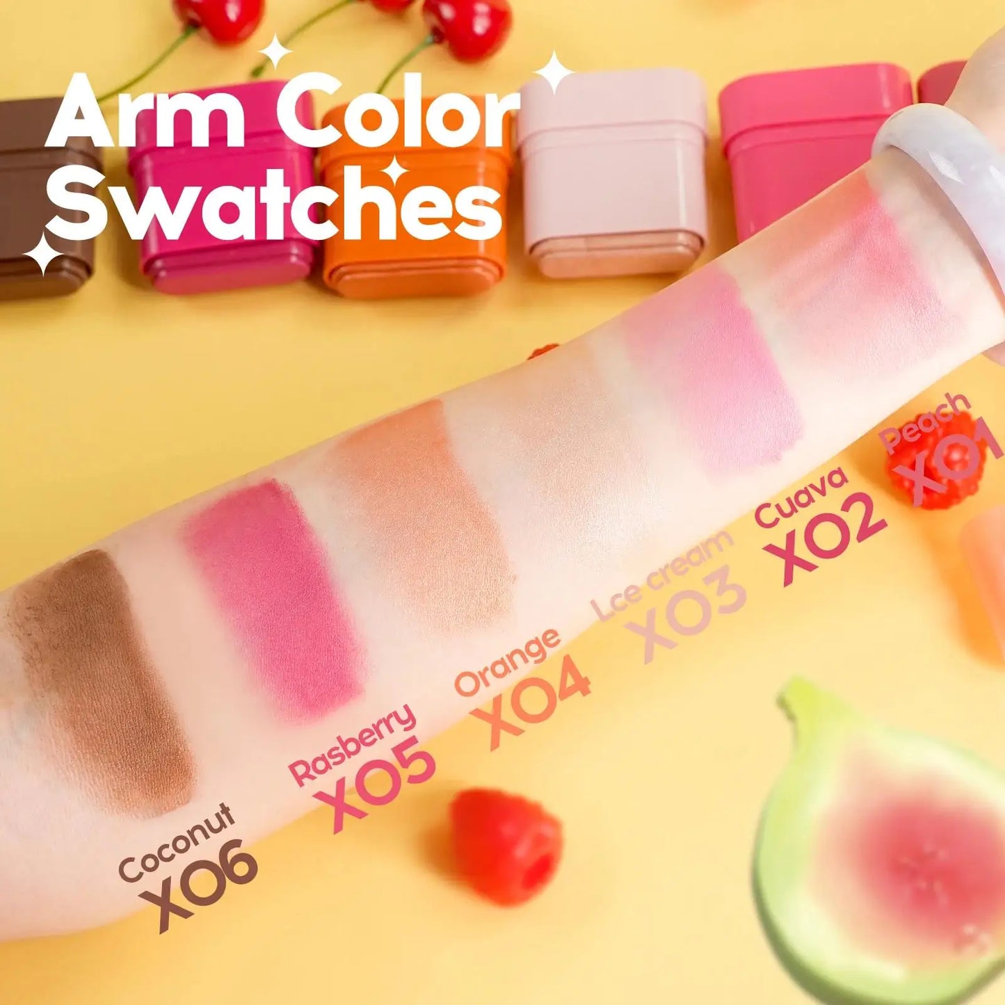 MLSMILE 2-in-1 Cream Blush Stick – Lip, Cheek & Highlight