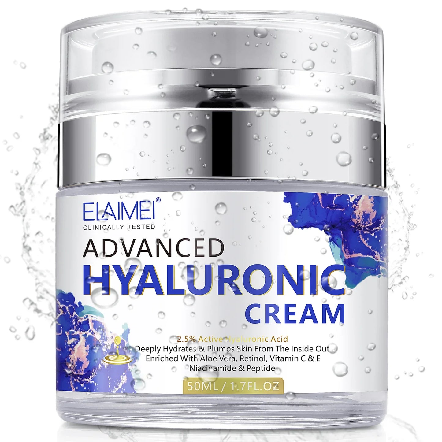 Retinol Face Cream 50ml – Collagen & Hyaluronic Acid