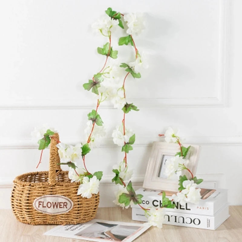 220cm Artificial Cherry Blossom Vine – Wedding & Home Decor