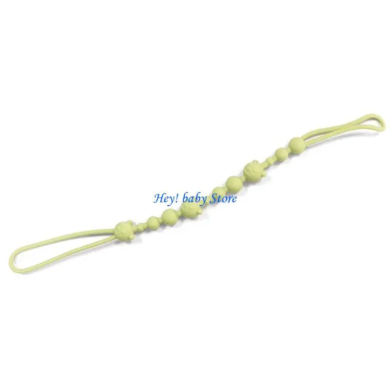 Silicone Pacifier Clip & Teether Holder for Baby Boys & Girls