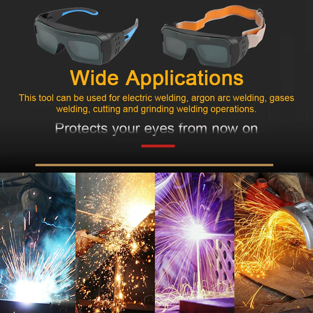 Solar Auto Darkening Welding Glasses Safety Protective Argon Arc Welding Electric Welding Glasses Practical Welding Glasses Peaceful Pleasures Health and Wellness