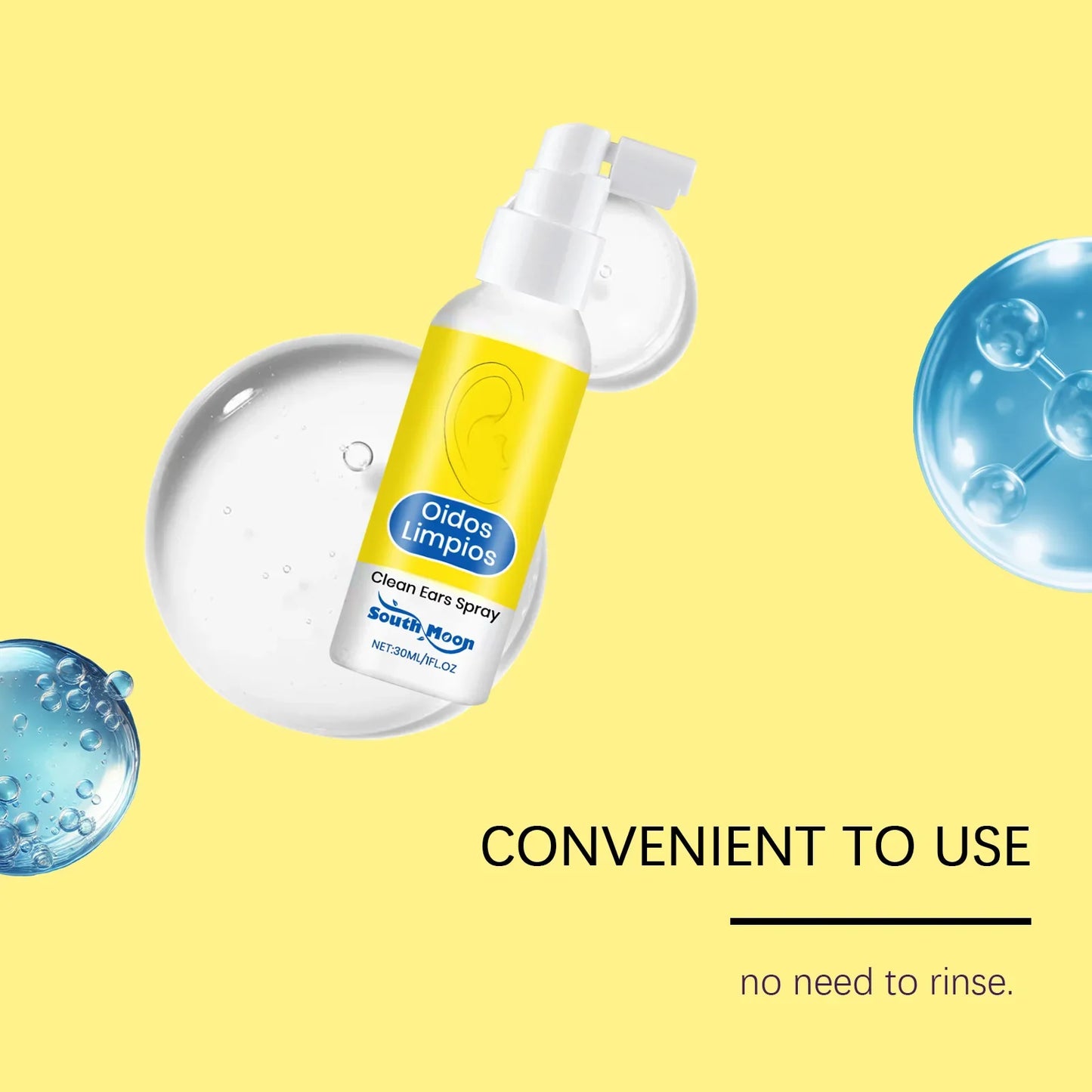 South Moon Ear Care Spray – Earwax Cleansing & Nourishing 30ml