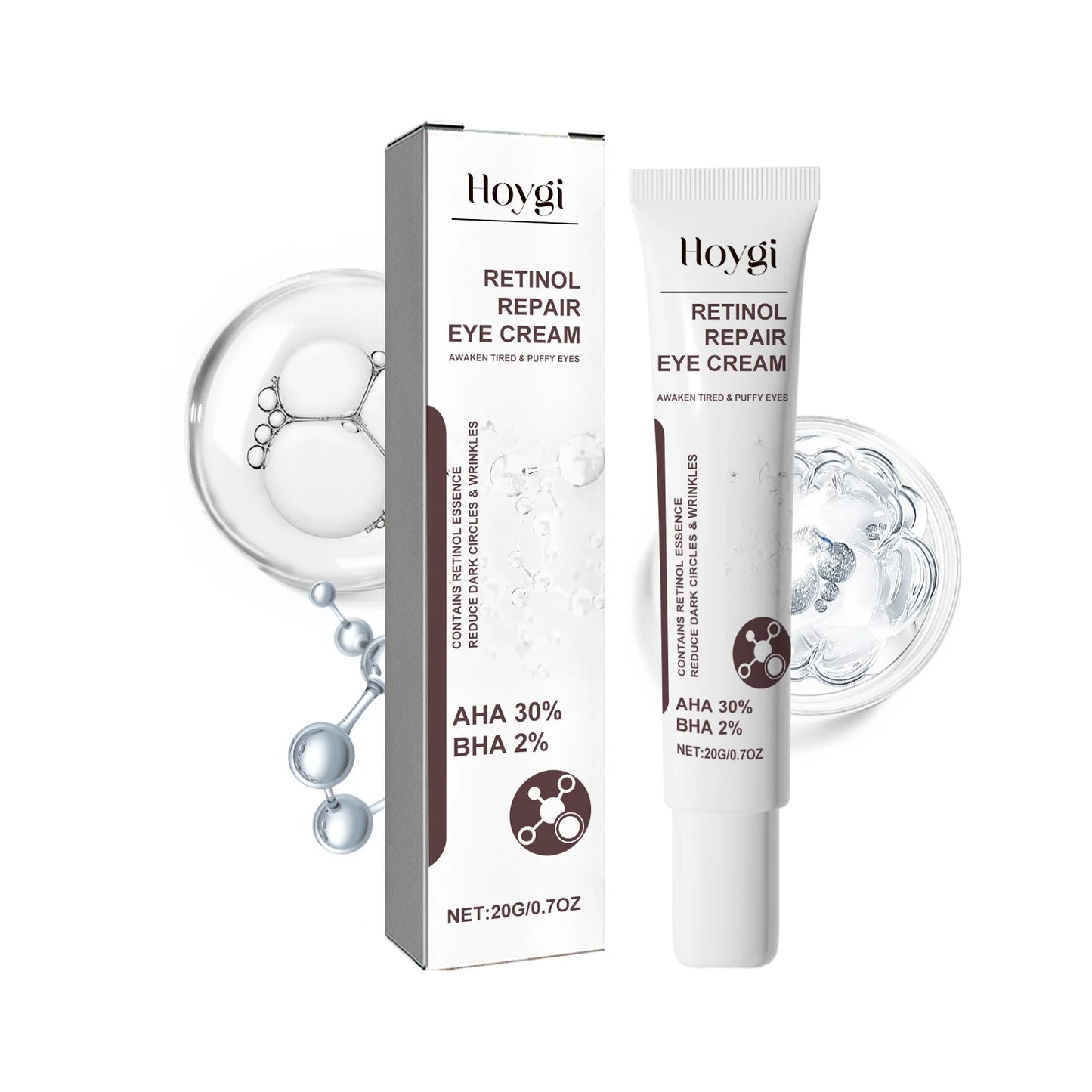 Retinol Anti Aging Eye Cream Puffiness Removal Anti Eye Bag Fade Fine Line Tightening Firming Brightening Moisturizing Eye Cream Peaceful Pleasures Health and Wellness