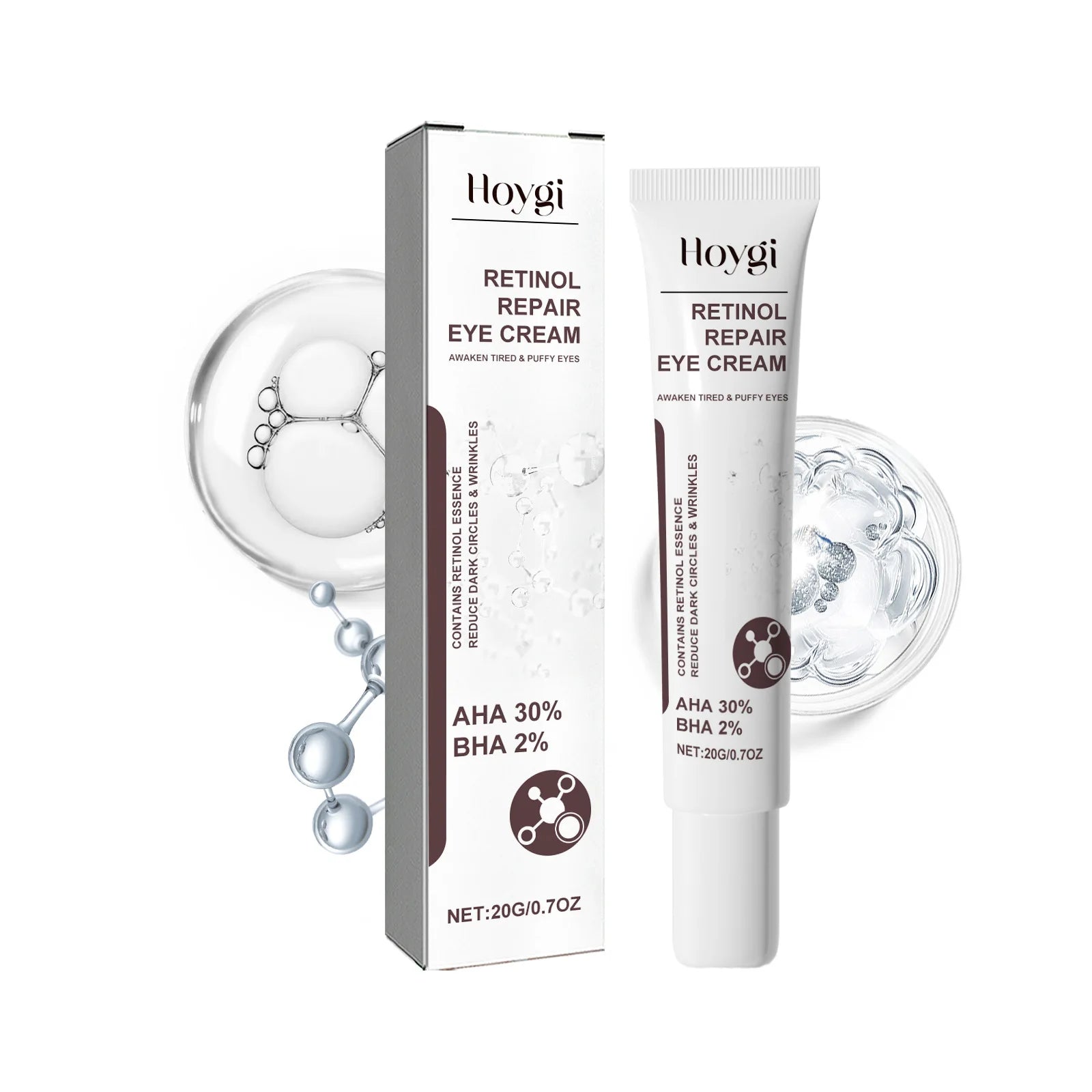 Retinol Anti Aging Eye Cream Puffiness Removal Anti Eye Bag Fade Fine Line Tightening Firming Brightening Moisturizing Eye Cream Peaceful Pleasures Health and Wellness