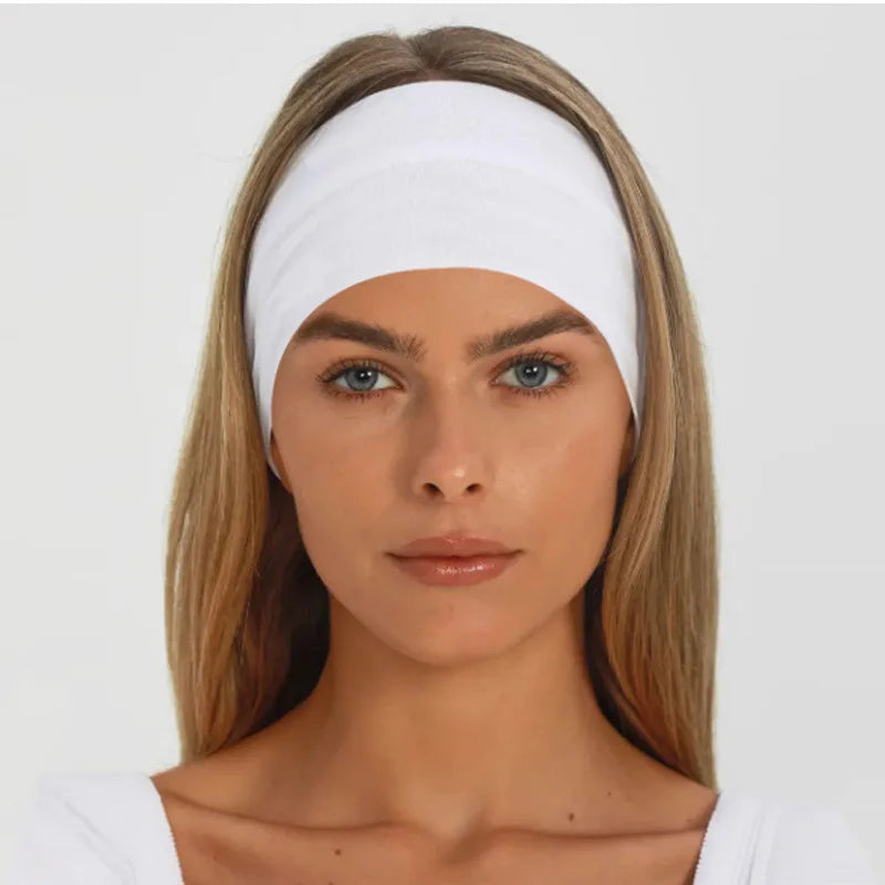 3-Piece Cotton Yoga Headband Set – Sweat-Absorbing Peaceful Pleasures Health and Wellness