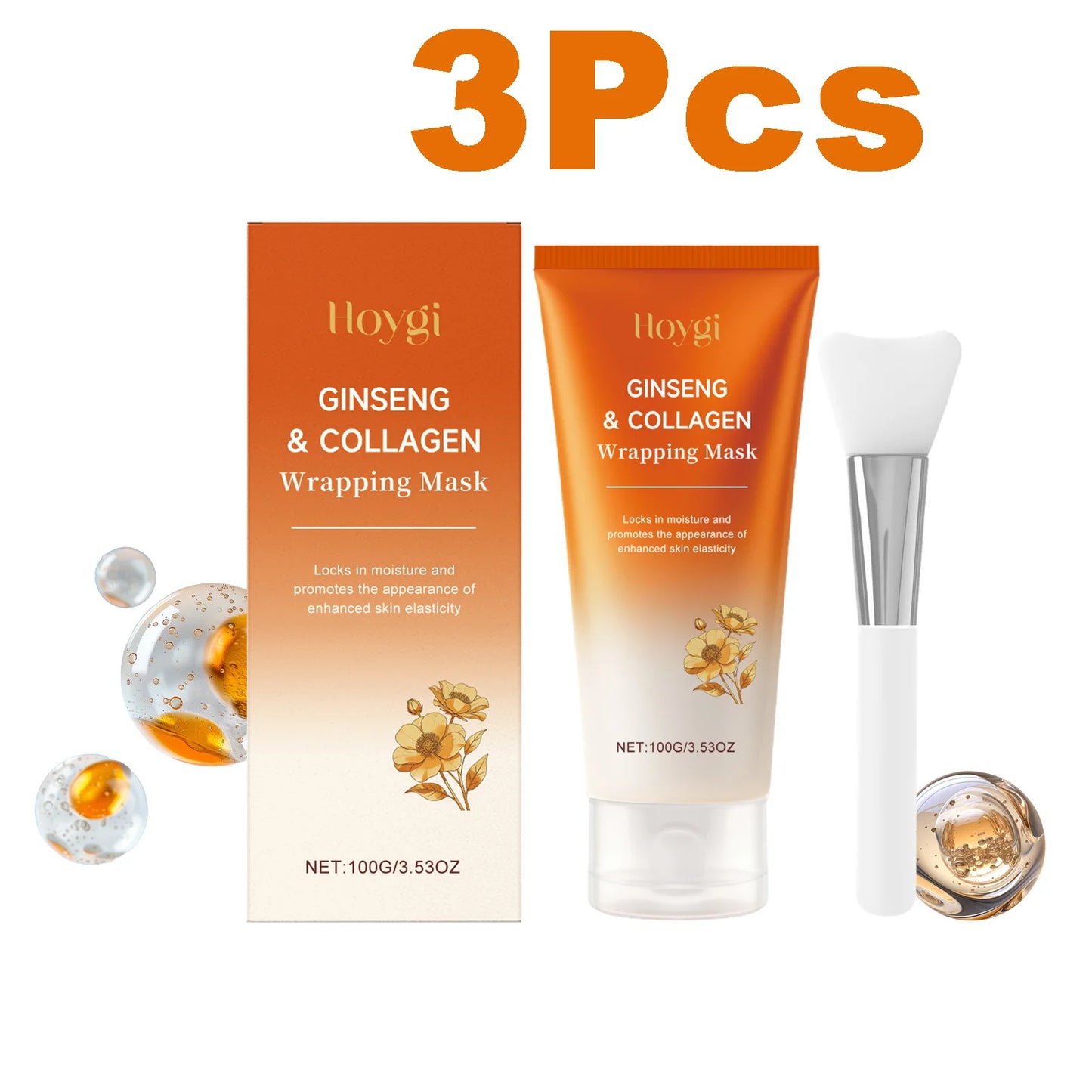 Ginseng Collagen Peel-Off Mask – Brighten, Firm & Hydrate