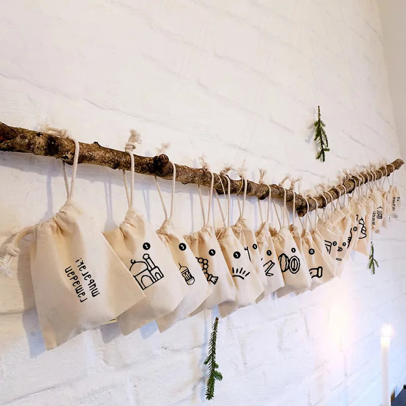 30-Day Ramadan Countdown Advent Calendar Bags | Eid Gift
