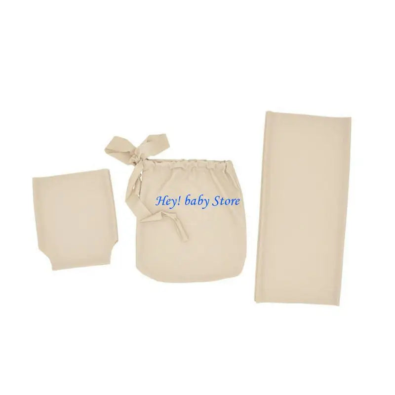 Newborn Photography Wrapping Bag & Diaper Cover Props Set