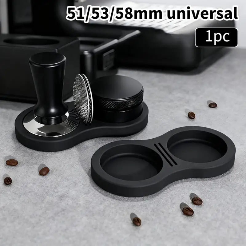 Silicone Coffee Tamper Mat Non-Slip Portafilter Holder 51/53/58mm