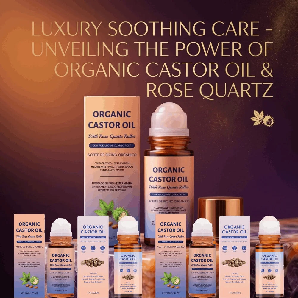 Castor Essence Oil Roll on Skin Care Essential Oil Moisturize Nourishing Brightening Face Body Massage Essenc Body Care Peaceful Pleasures Health and Wellness