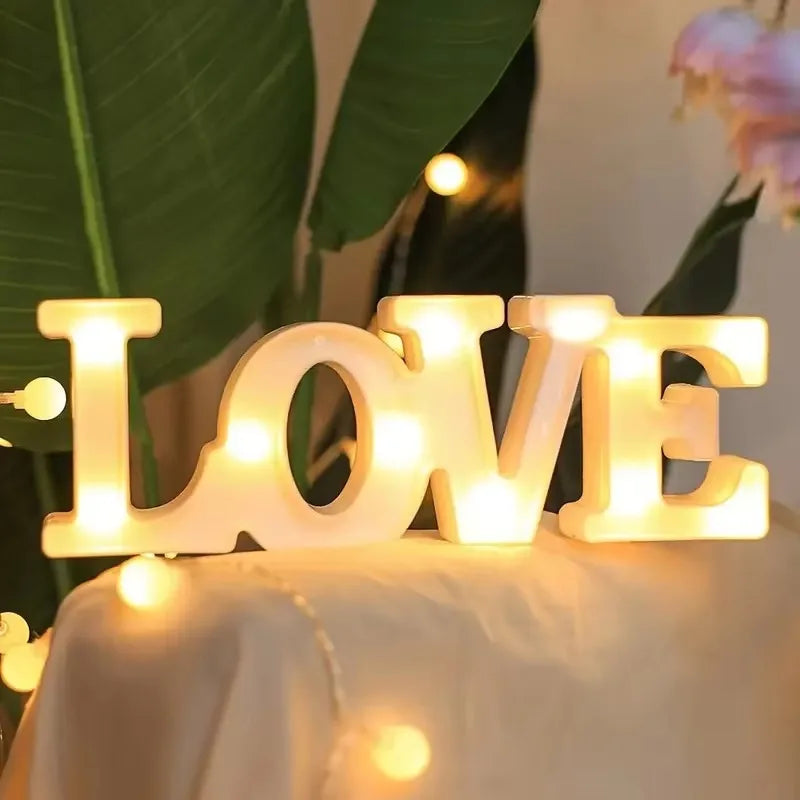 LOVE LED Sign Light – Romantic Décor for Weddings & Events