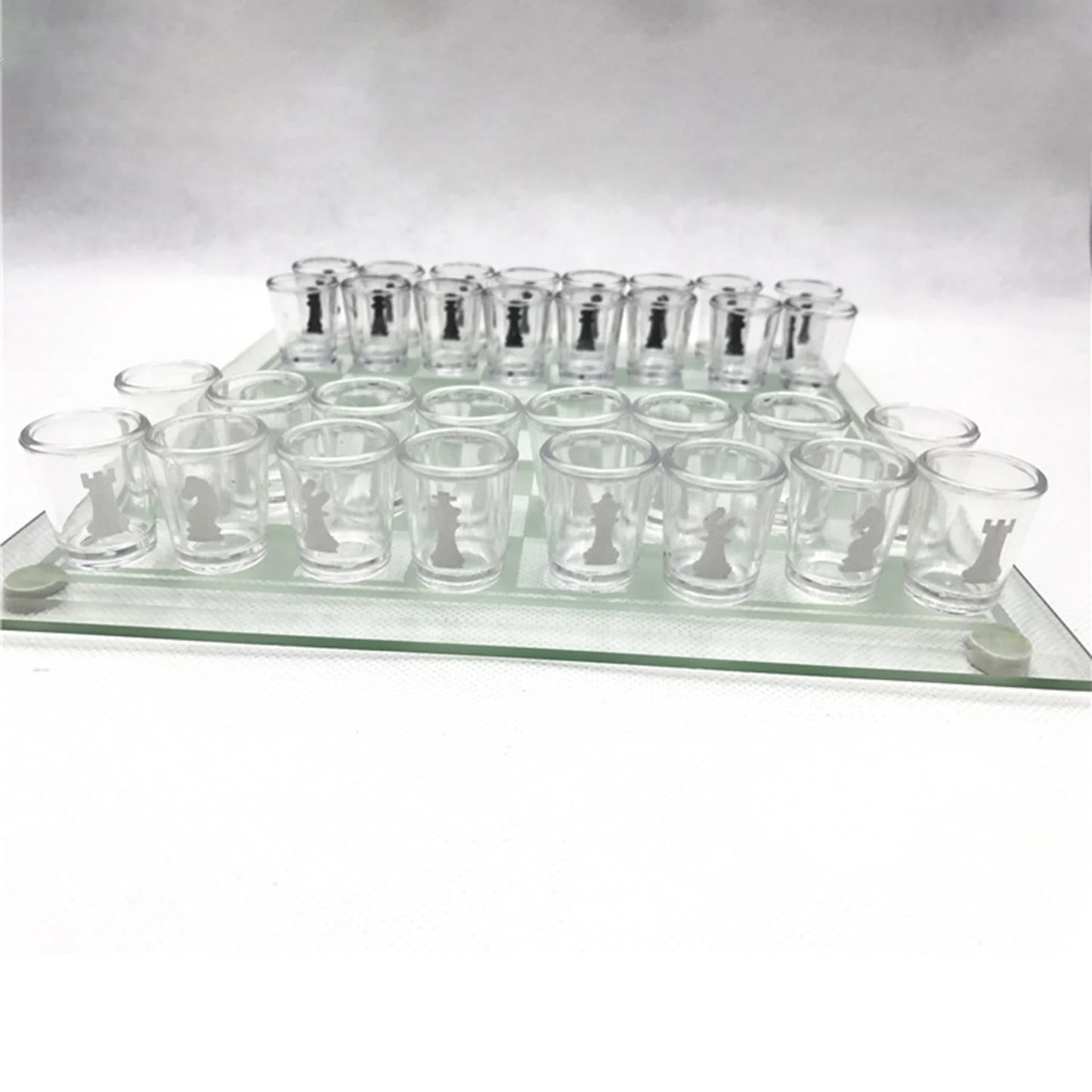 Stop Small Shot Glass Chess Set Wine Glass Chess Game Suitable For Bar Coffee Decoration Peaceful Pleasures Health and Wellness